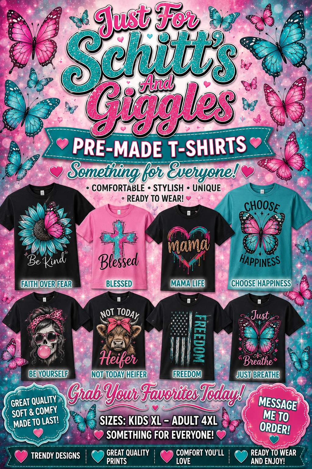 Premade T Shirt Shop (Adults Large)