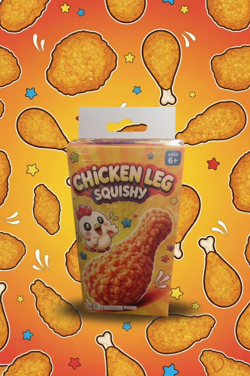 Jumbo Squishy Chicken Leg (box damaged squishy fine)