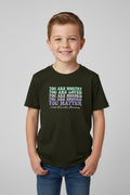 Extra large black child’s T-shirt