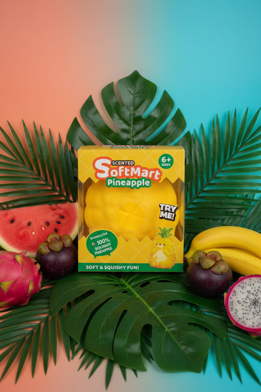 Jumbo Squishy Pineapple (box cracked product fine)
