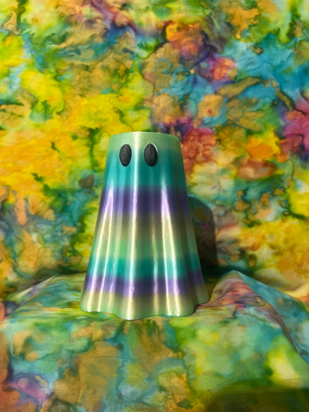 12 oz Skinny Can Cooler Ghost with Ghost Tab Opener