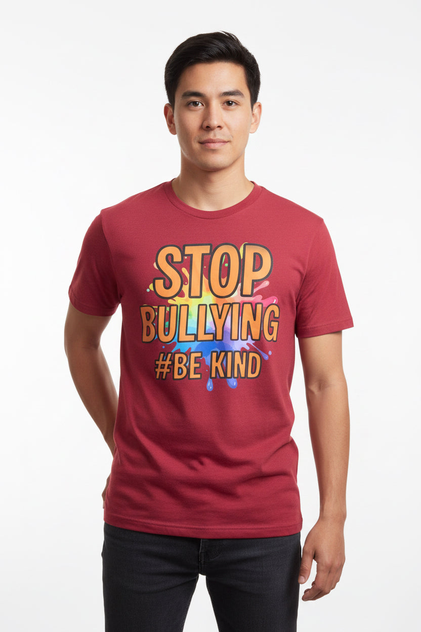 Large heathered red T-shirt