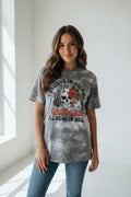 Medium gray bleached T-shirt