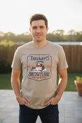 Large tan T-shirt