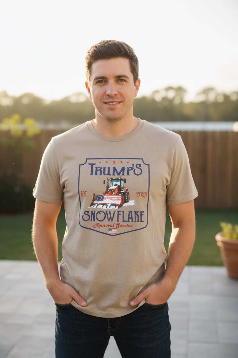 Large tan T-shirt