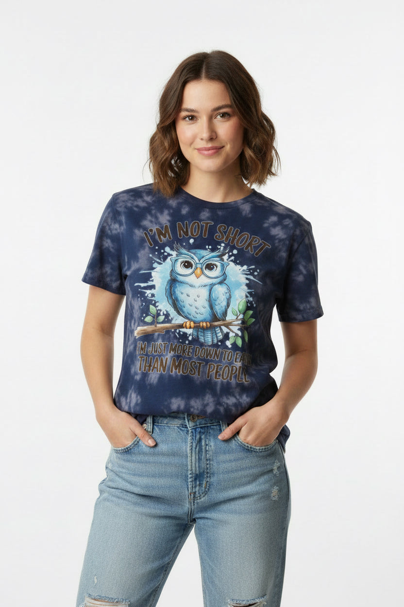 2 XL navy blue bleached T-shirt