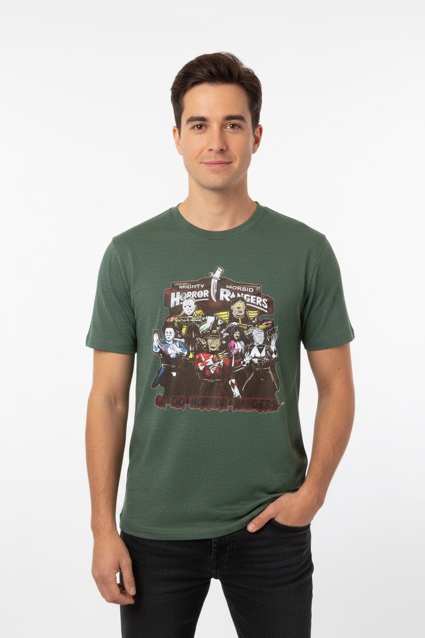 Large heathered hunter green Tshirt