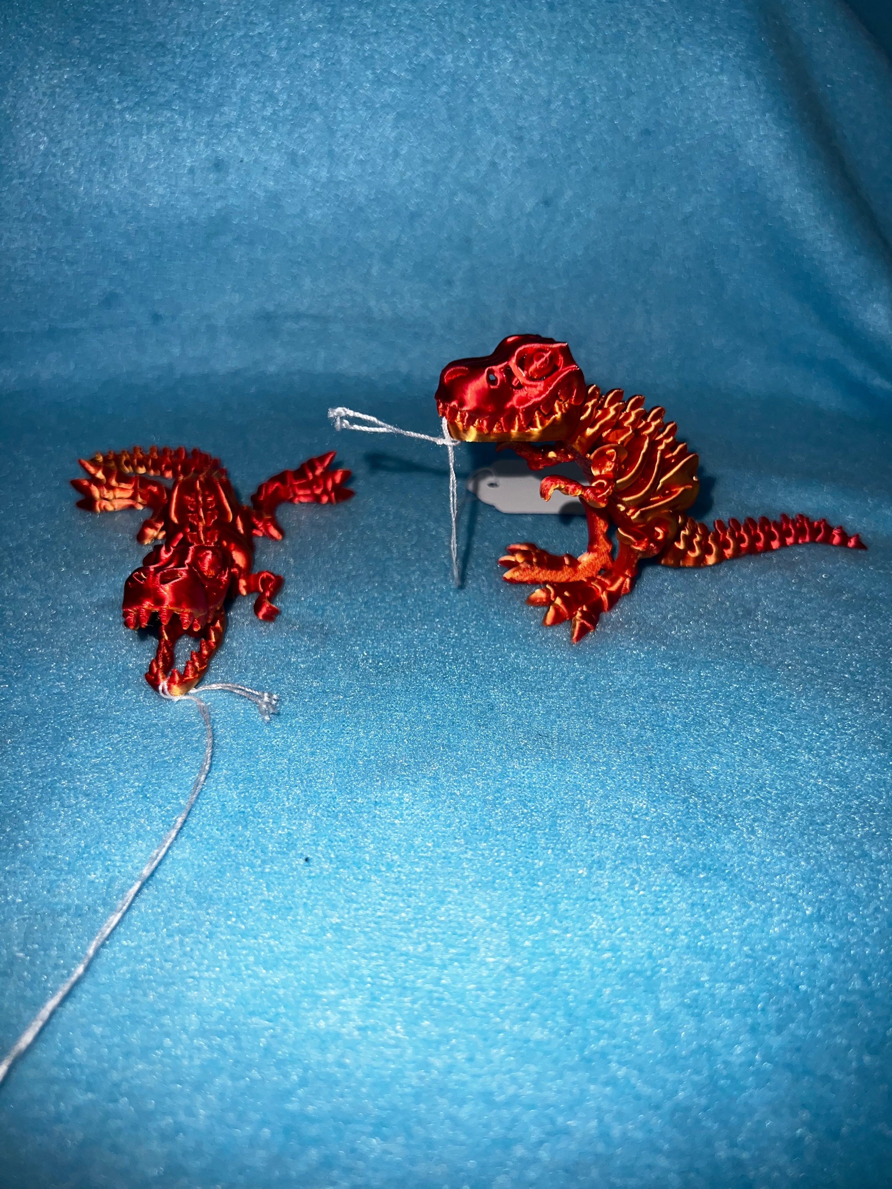 3d Printed articulated TRex