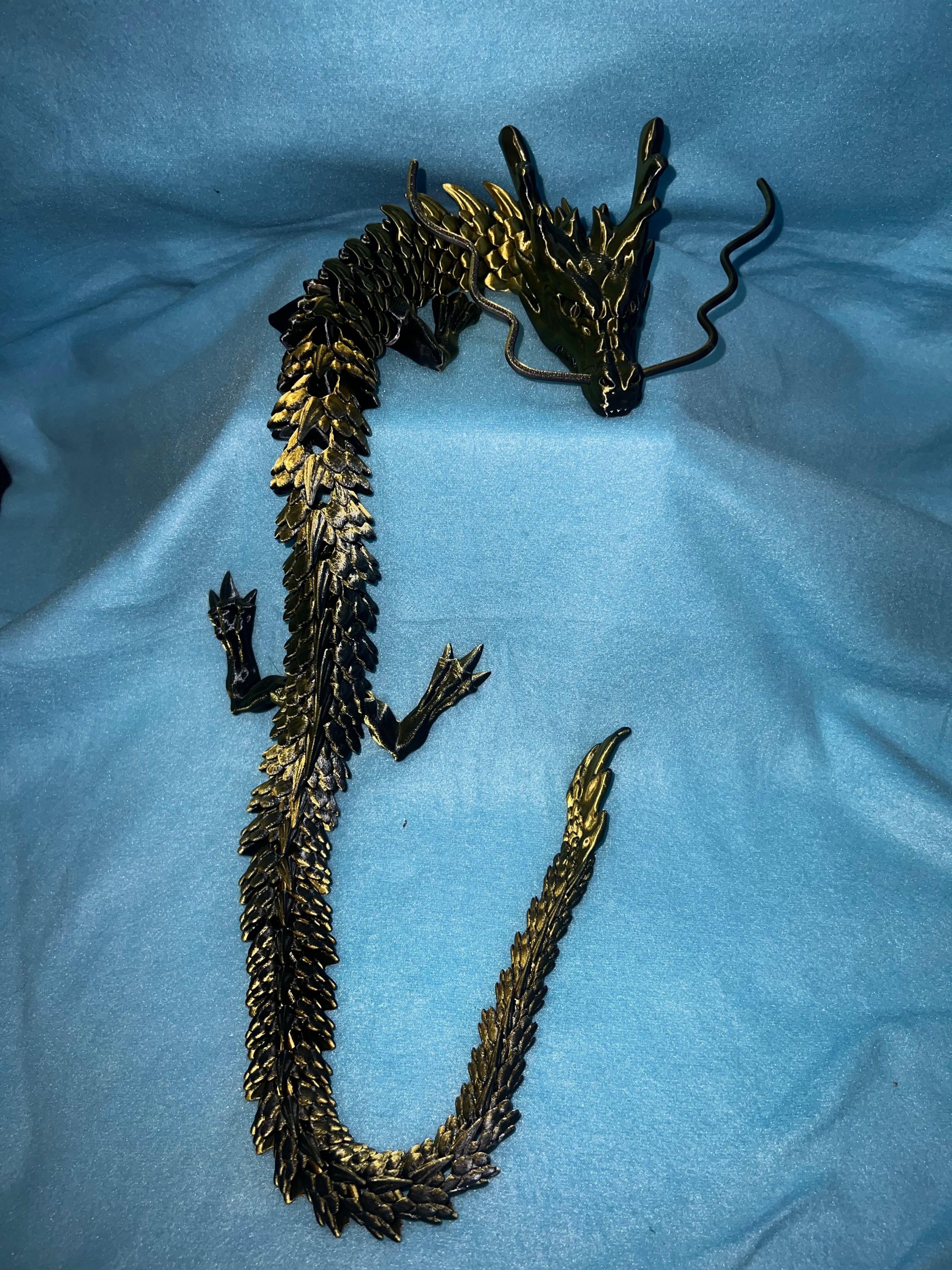 34.5 Inch 3 D Printed Dragon