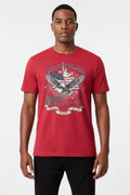 Medium heathered red T-shirt
