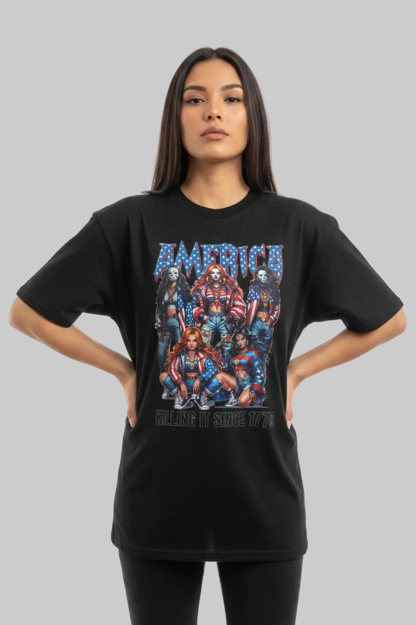 4XL Black TShirt