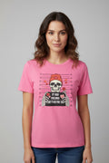 Large bright pink T-shirt