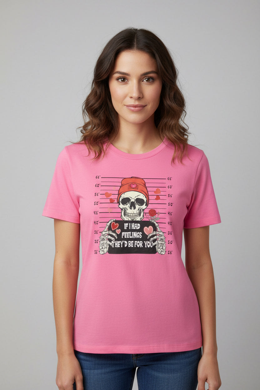 Large bright pink T-shirt