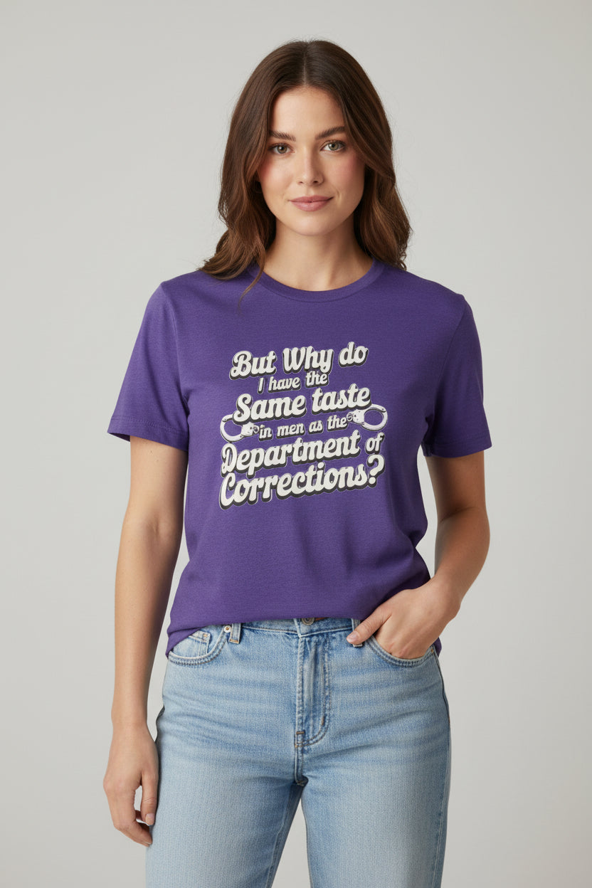 Medium heathered purple T-shirt
