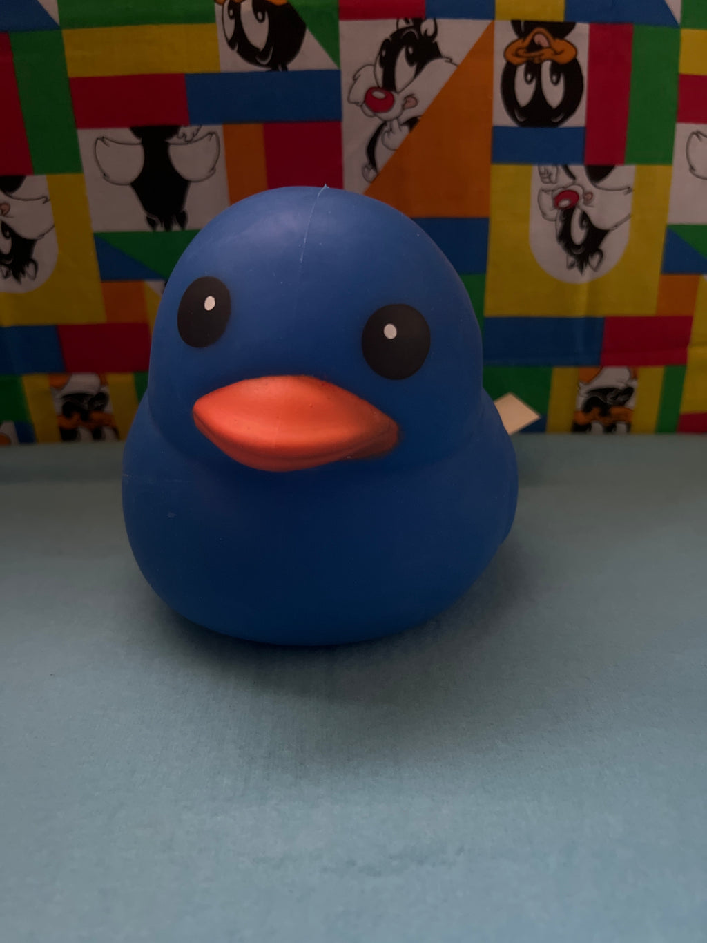 Blue Jumbo Squishy Duck