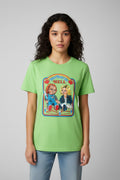 Lime green large T-shirt