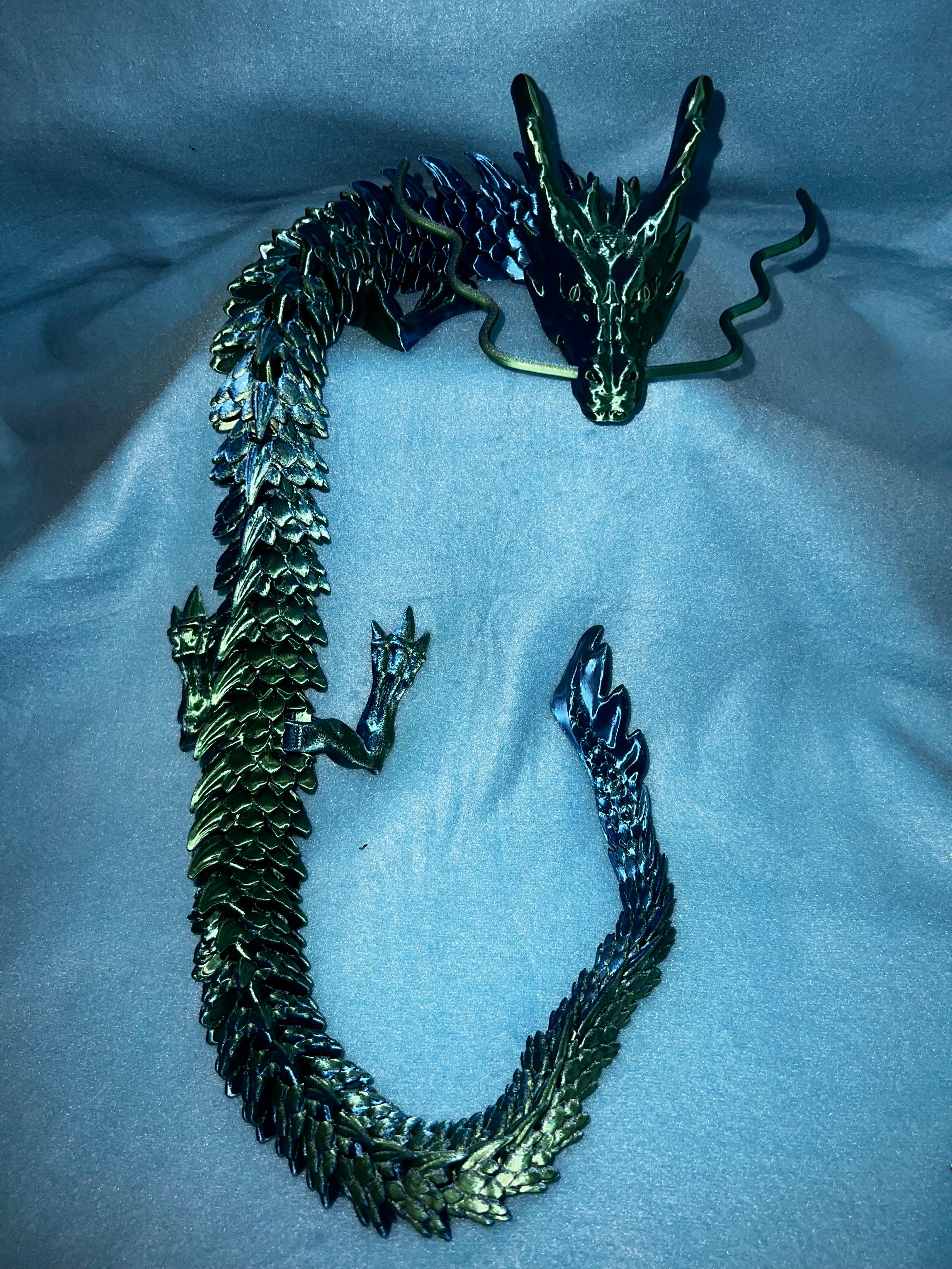 34.5 Inch 3 D Printed Dragon