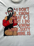 4XL White T-shirt