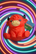 Squeezy squishy red Highland cow