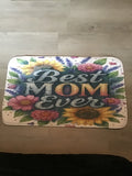 Floor mat with slip resistant back