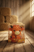Tan Squishy jumbo Highland Cow