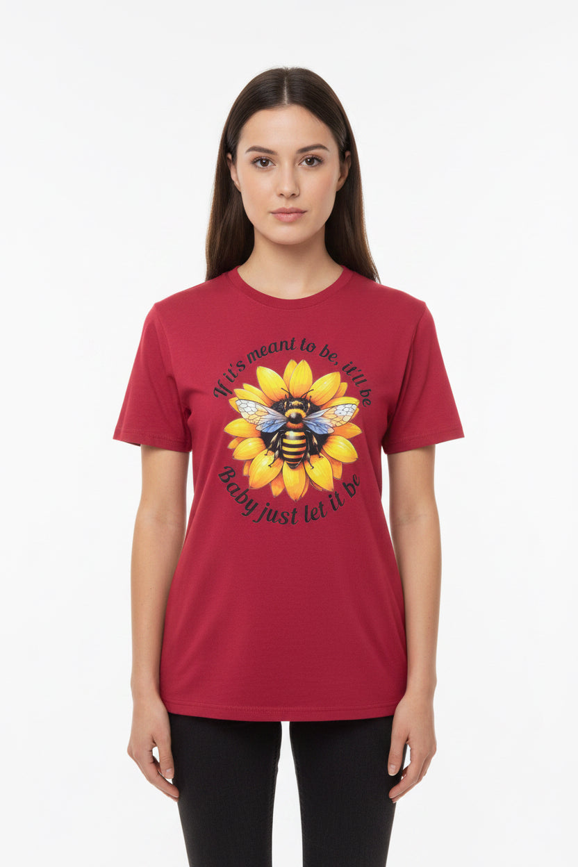 Medium heathered red T-shirt
