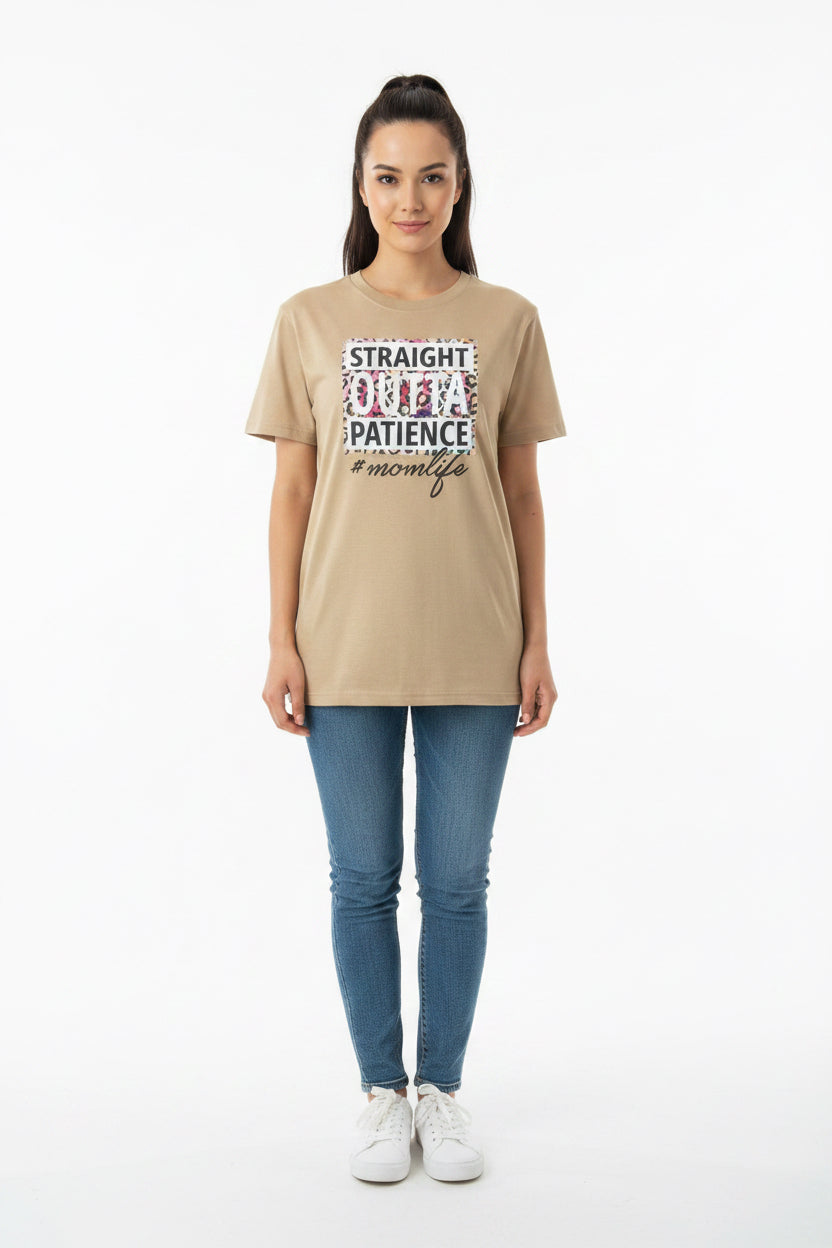 Small tan T-shirt