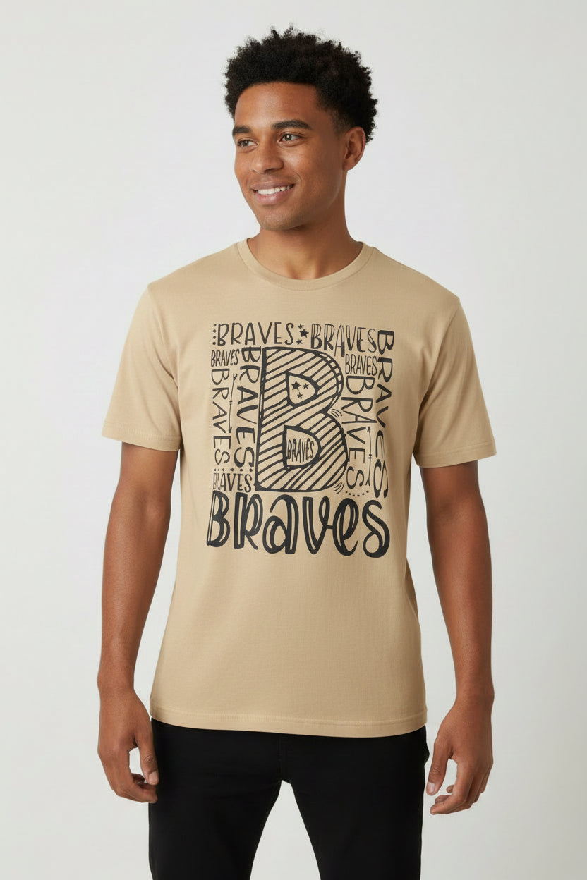 3 XL Tan Tshirt