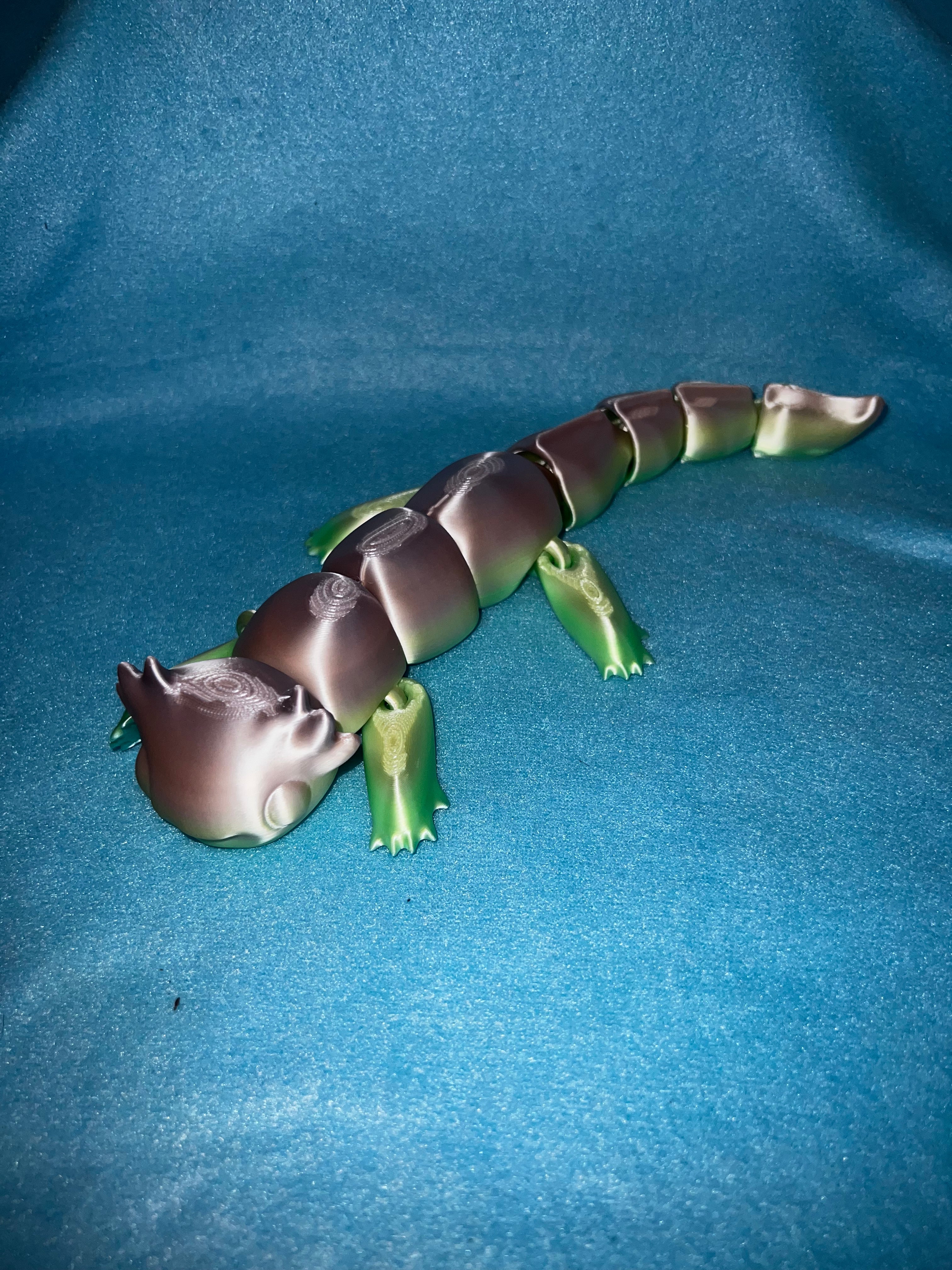 3D Printed Large Axolotl