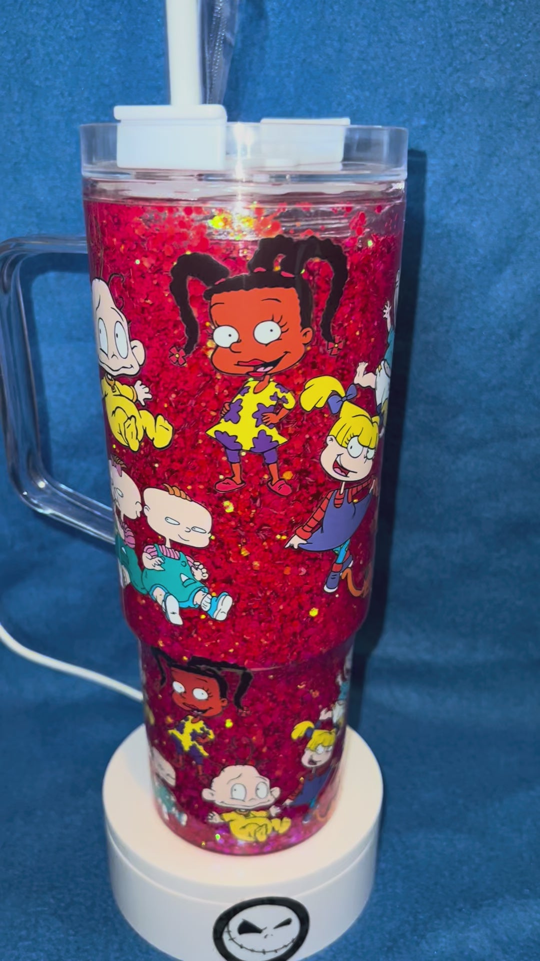 40 ounce snow globe acrylic Tumbler