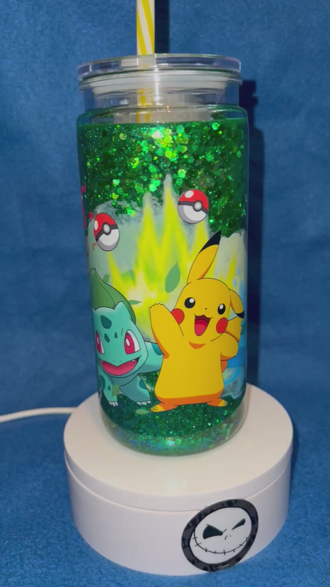 20 ounce acrylic snow globe Tumbler