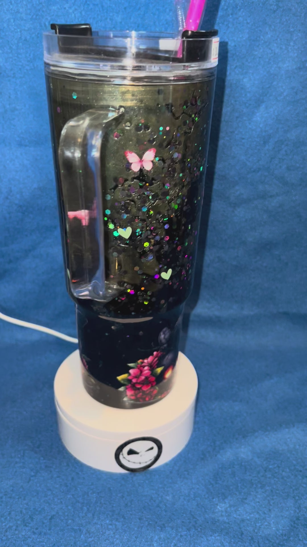 40 ounce snow globe acrylic Tumbler