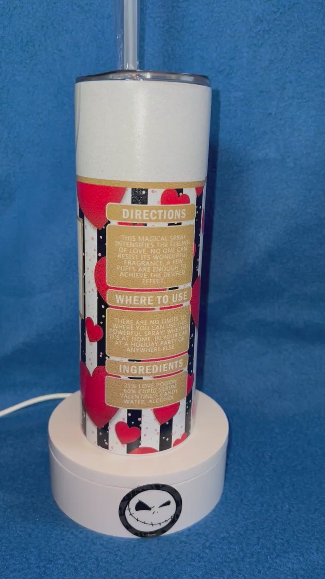 20 ounce stainless steel Tumbler Glitter