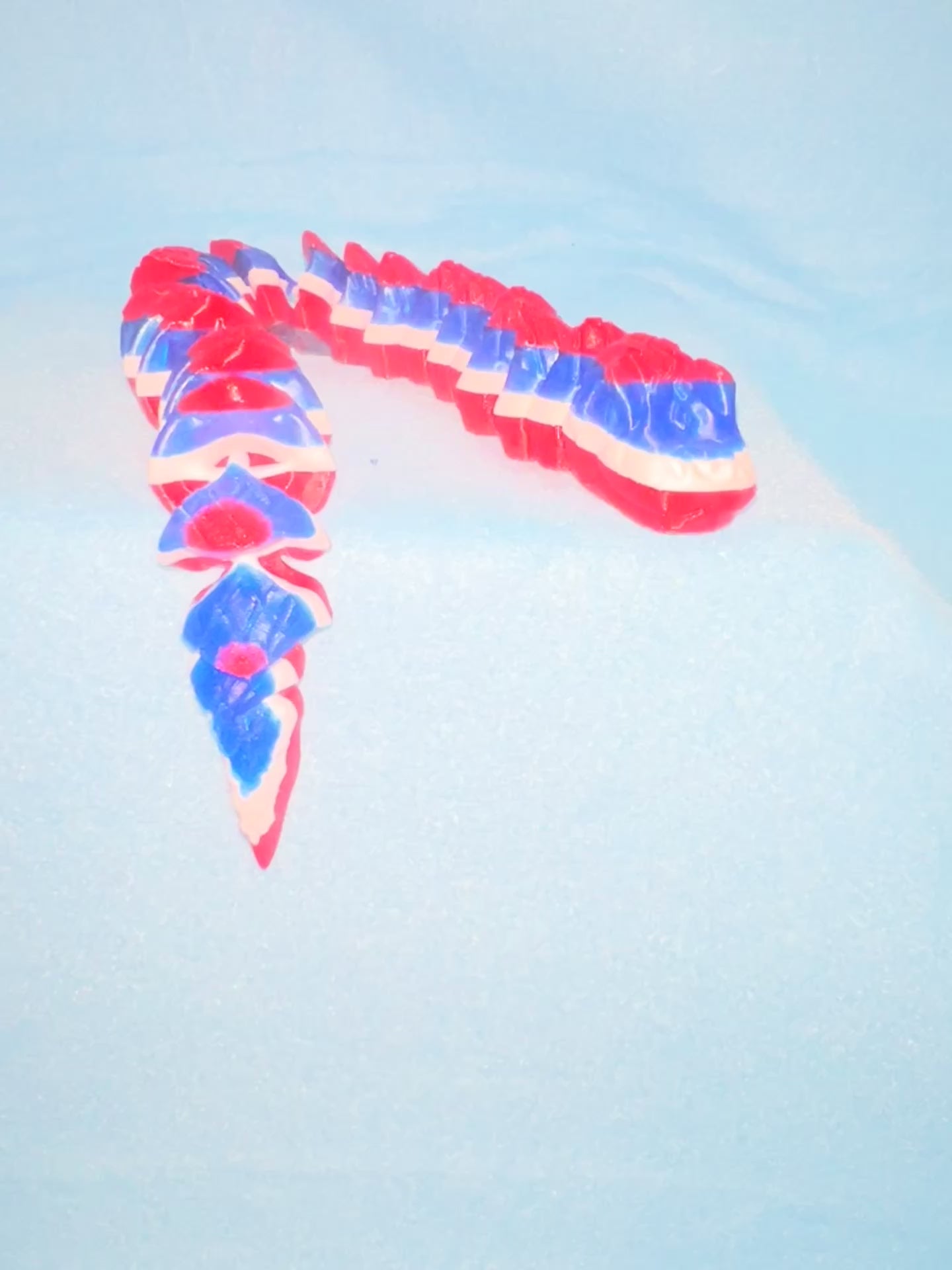 3D Printed Articulated Snake
