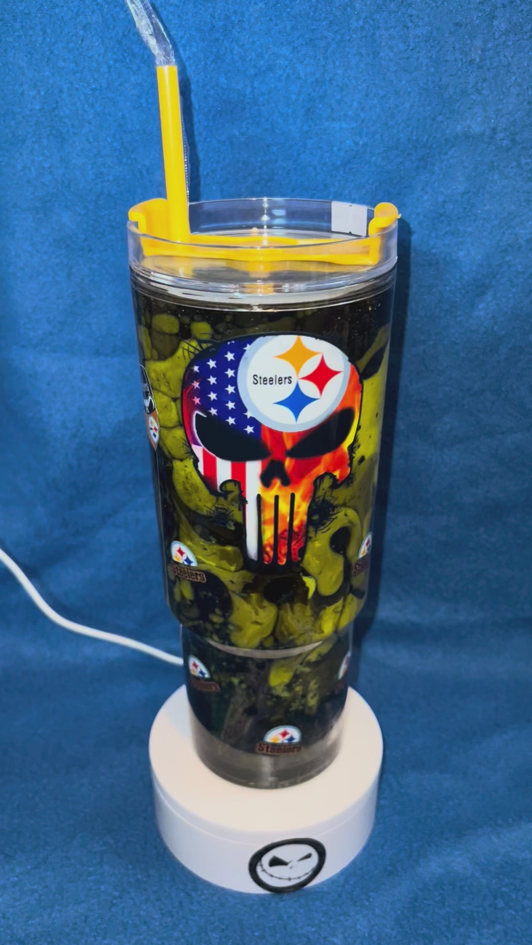 40 ounce snow globe acrylic Tumbler