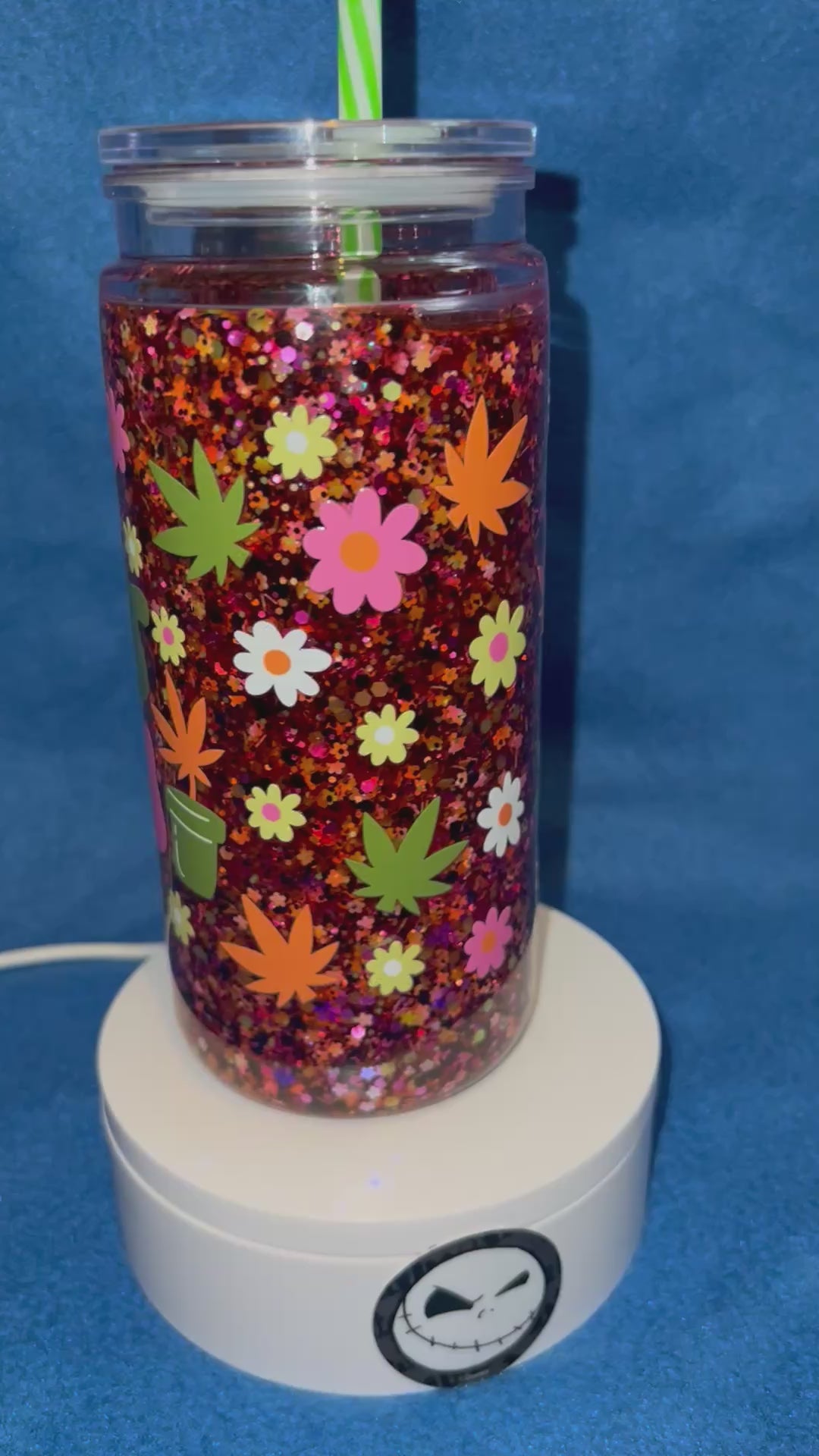 20 ounce acrylic snow globe Tumbler