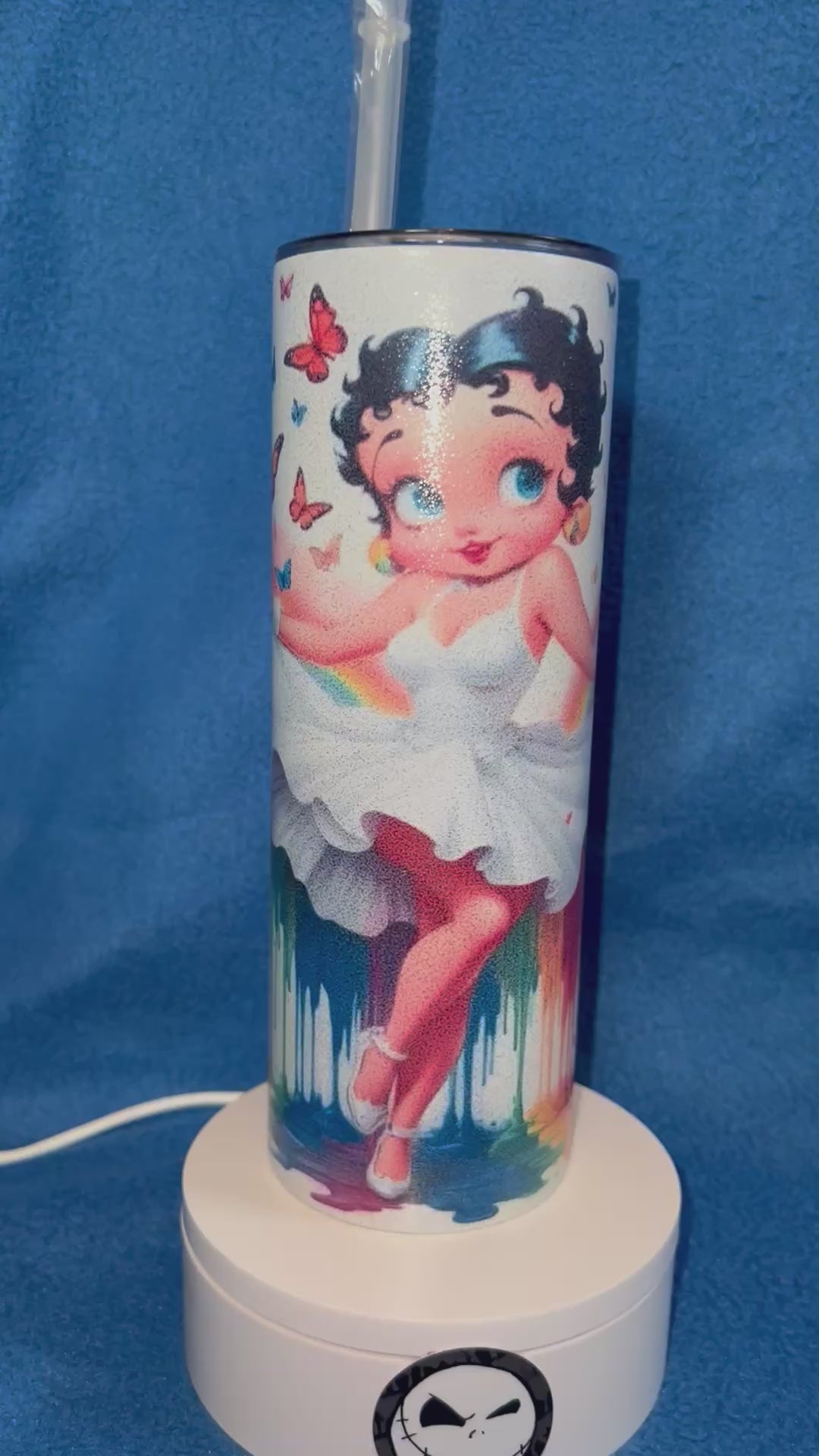 20 ounce stainless steel Tumbler Glitter