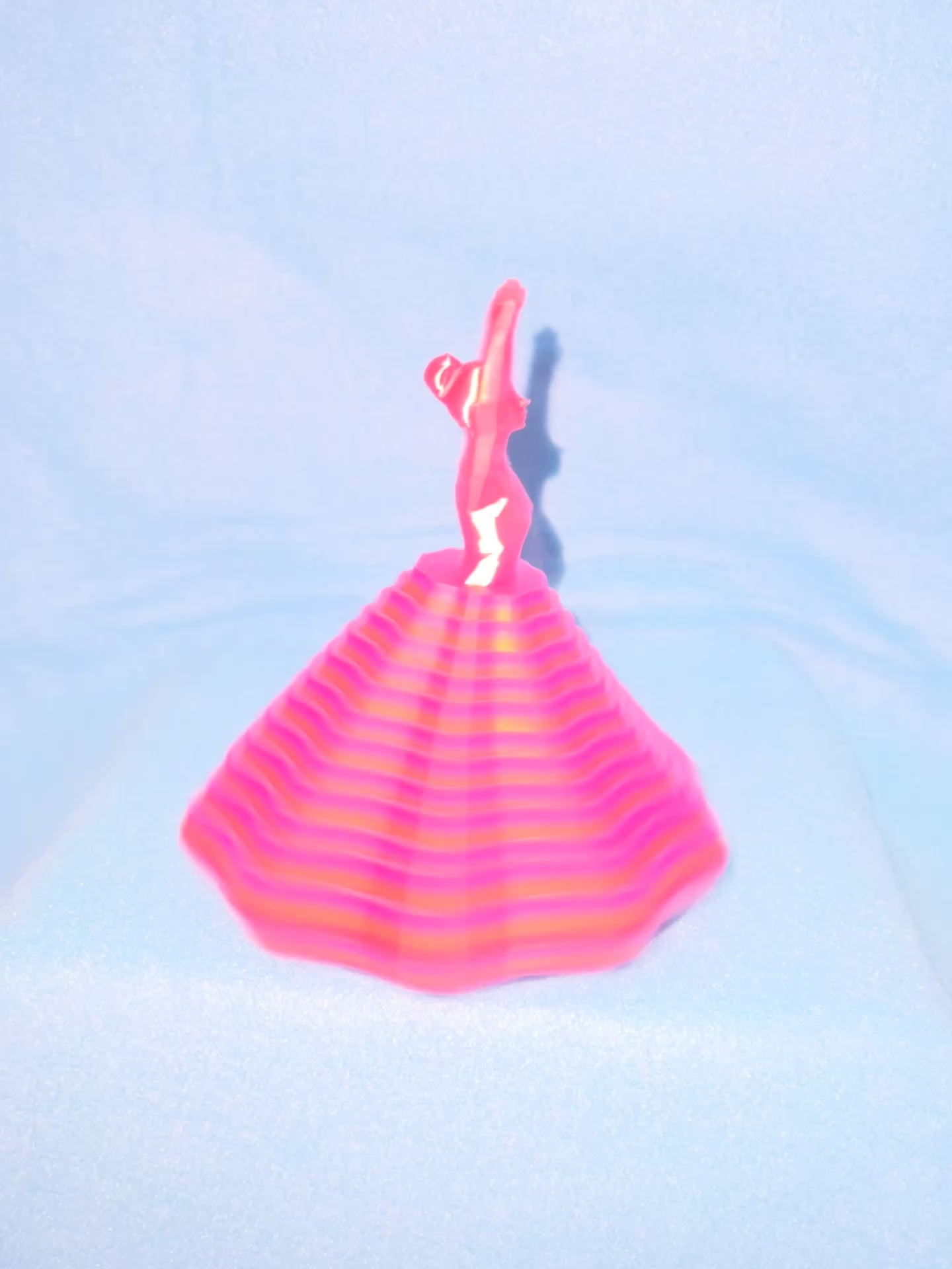 3d Printed Spinning Ballerina Fidget