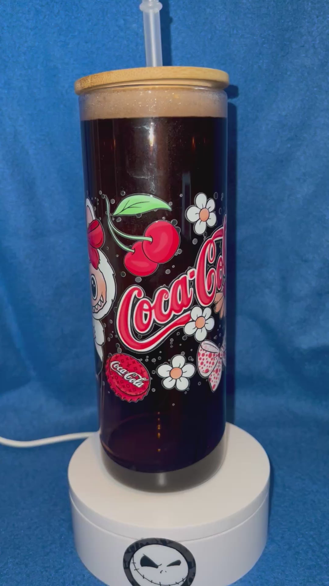 25 ounce glass snow globe Tumbler